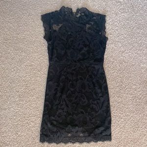 Little Black Lace Cocktail Dress